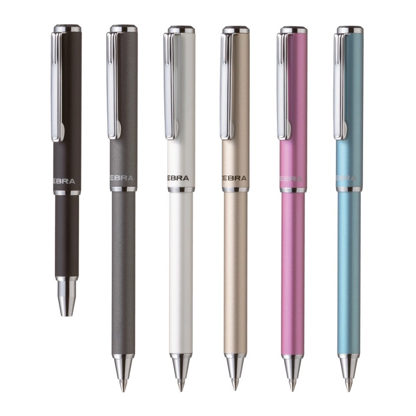 ZEBRA ปากกาลูกลื่น ด้ามสไลด์ Ballpoint Pen SL-F1 Mini Slide ( BP075) ขนาด 0.7 มม. (พร้อมกล่องใส่ปากกา)