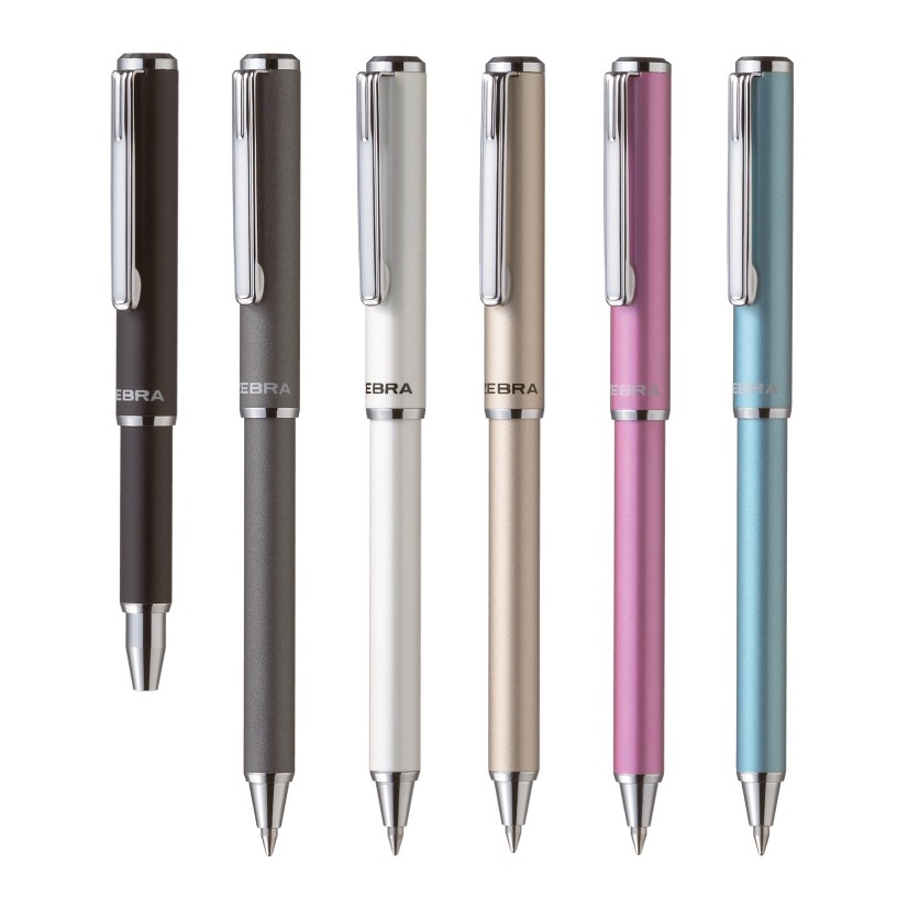 ZEBRA ปากกาลูกลื่น ด้ามสไลด์ Ballpoint Pen SL-F1 Mini Slide ( BP075) ขนาด 0.7 มม. (พร้อมกล่องใส่ปากก