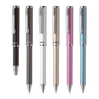 ZEBRA ปากกาลูกลื่น ด้ามสไลด์ Ballpoint Pen SL-F1 Mini Slide ( BP075) ขนาด 0.7 มม. (พร้อมกล่องใส่ปากกา)