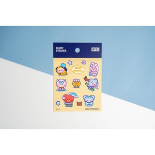 สติ๊กเกอร์ BT21 DIARY STICKER MININI UNDER THE SUMMER SKY