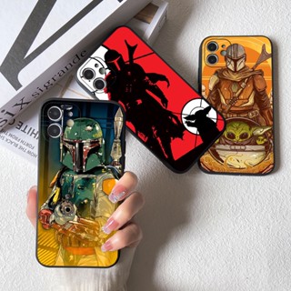 เคสโทรศัพท์มือถือ TPU แบบนิ่ม ป้องกันเลนส์กล้อง กันกระแทก ลาย Star Wars The Mandalorian สําหรับ Apple iphone 14 Plus 13 12 11 Pro Max