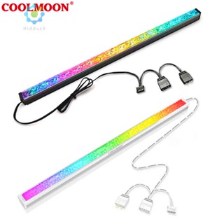 Coolmoon แถบไฟ LED ARGB 5V 3Pin ขนาดเล็ก 4Pin สําหรับตกแต่งบ้าน [Hidduck.th]