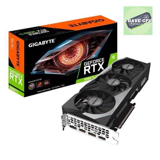 GIGABYTE GEFORCE RTX 3060 TI GAMING OC 8G - 8GB GDDR6 สินค้ามือสอง