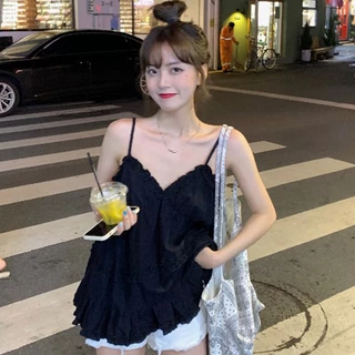 เสื้อสายเดี่ยวสตรีท เสื้อสายเดี่ยวแขนกุด