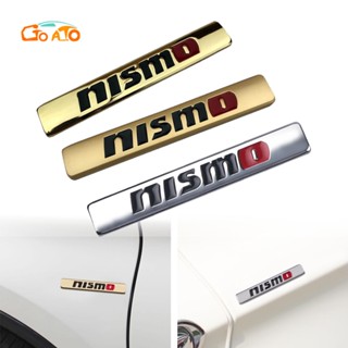 GTIOATO NISMO โลโก้ โลโก้รถ ตราสัญลักษณ์ โลโก้ติดรถยนต์ สติ๊กเกอร์โลโก้รถ โลโก้ติดรถยนต์สําหรับ Logo โลโก้ สติกเกอร์โลหะ ของแต่งรถ ตกแต่งรถยนต์ สำหรับ Nissan March Almera Kicks Note Qashqai Terra Sylphy Titan Navara X Trail