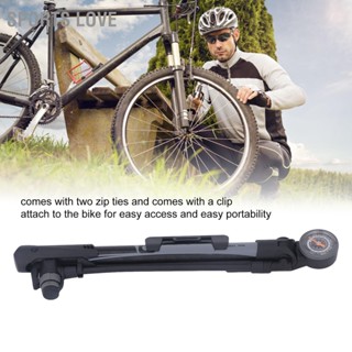 Sports Love Bike Tire Pump Inflator Aluminum Alloy High Pressure Portable Real Time Display Mini for Inflating Bikes