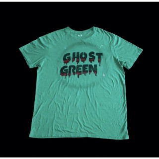 เสื้อยืด Ghost green แบรนด์ mossimo สกรีนหน้าหลัง