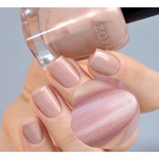 พร้อมส่ง Zoya AJ ชมพูอ่อนสุภาพ นัวๆ นู้ดๆ พร้อมชิมเมอร์สีคอปเปอร์หลบในนิดๆ  แท้ 💯%