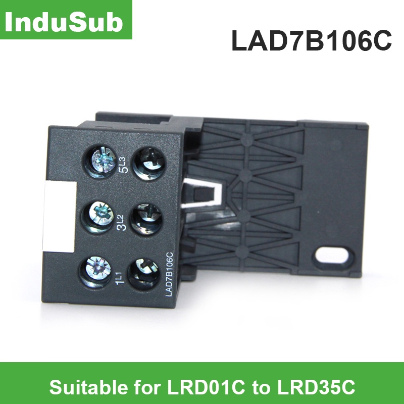 SZ LAD7B106C ราง 35 มม.สําหรับความร้อนโอเวอร์โหลดรีเลย์ฐาน Zero terminal แถว ld7B106c ground เหมาะสํ