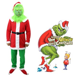 ชุดเดรสคอสเพลย์ How The Grinch Stole Prop เหมาะกับเทศกาลคริสต์มาส สําหรับผู้ใหญ่