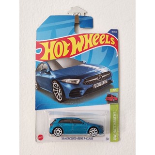 โมเดลรถ hotwheels รุ่น Mercedes Benz A class สีน้ำเงิน