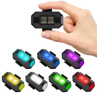 ไฟสัญญาณเลี้ยว LED 7 สี ชาร์จ USB ปรับได้ คุณภาพสูง สําหรับรถจักรยานยนต์