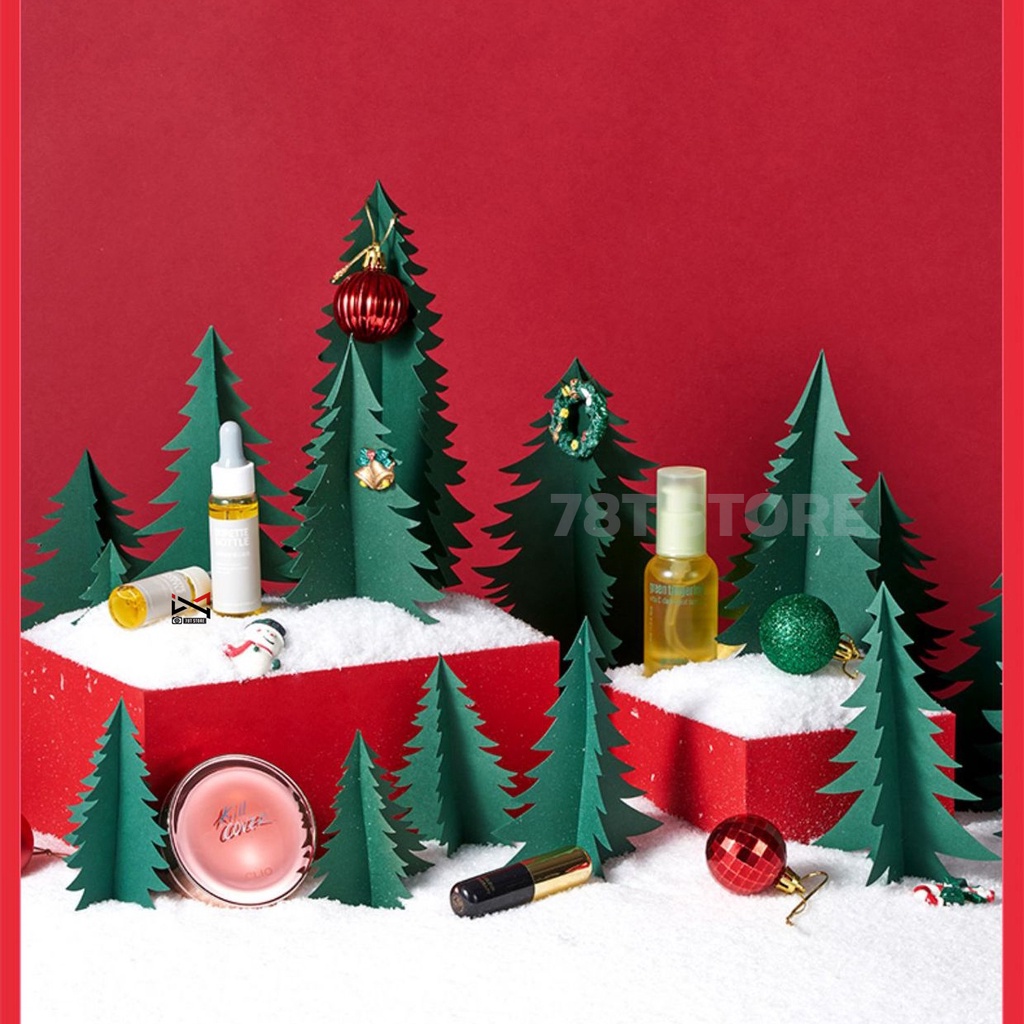 พร็อพต้นสน Paper Art Props Pop up พร็อพถ่ายรูปสินค้า ตกแต่งแท่นวางสินค้า ประกอบฉากถ่ายรูปสินค้า