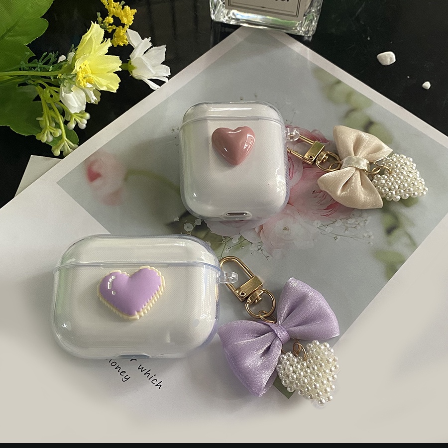 เคส Redmi Buds 3 เคสรักน่ารัก For buds 3 Pro Case แฟชั่นซิลิโคนฝาครอบหูฟังใสเคส Redmi Buds 3Lite