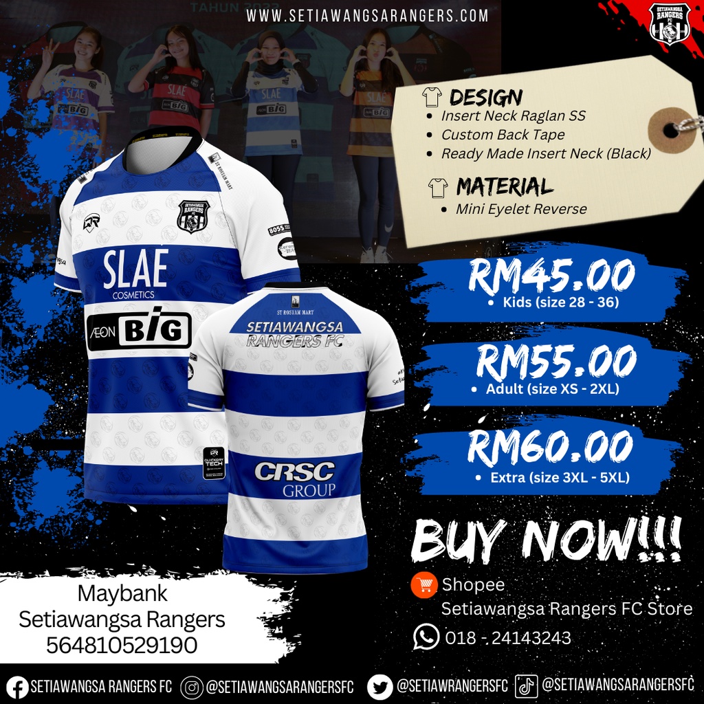[HOT] AWAY JERSEY SETIAWANGSA RANGERS FC 2022