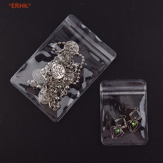 Erhk&gt; ถุงซิปล็อค PVC แบบใส 26 สาย สําหรับใส่เครื่องประดับ 20 ชิ้น