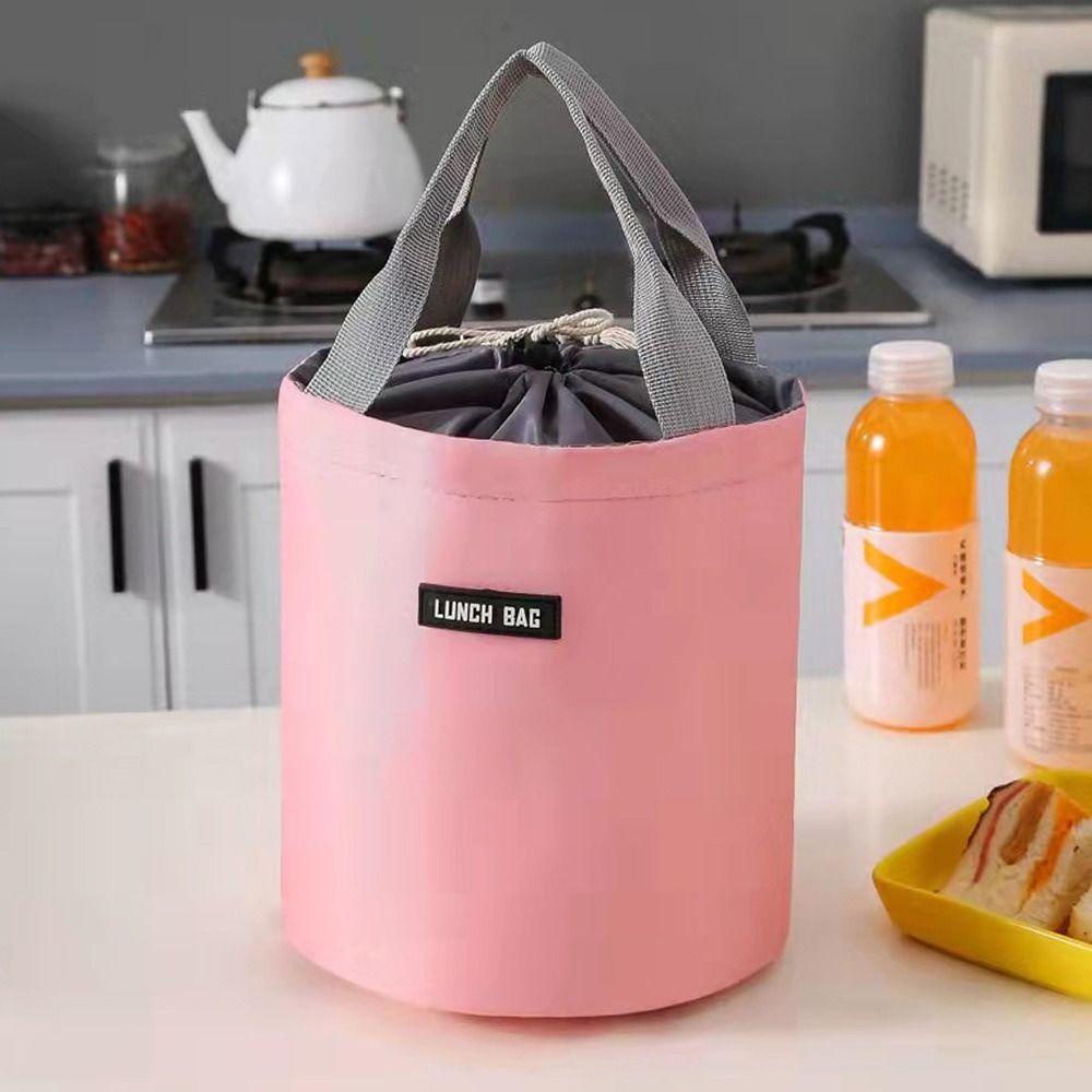 Yoohii กระเป๋าเก็บความร้อนหุ้มฉนวน Round Travel Kid Student Storage Bag กล่องอาหารกลางวัน ราคา ถูกที่สุด ดีลบีเคเค แกลเลอรีภาพที่ 7