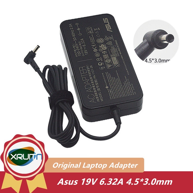 Asus 19V 6.32A 4.5*3.0 120W X570Z X560U N75SF N76V N76VZ N73S N551 G501J PA-1121-28 ADP-120RH B Char