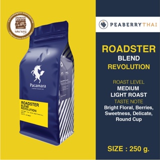 Pacamara Roadster Blend 250g เมล็ดกาแฟนอก อาราบิก้า 100% คั่วอ่อน ขนาดบรรจุ 250 กรัม