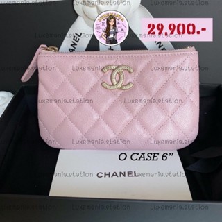 👜: New!! Chanel O Case 6” Rose Claire Microchip‼️ก่อนกดสั่งรบกวนทักมาเช็คสต๊อคก่อนนะคะ‼️