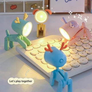 โคมไฟกลางคืน Led รูปการ์ตูนหมีน่ารัก ชาร์จ USB พร้อมรีโมตคอนโทรล สําหรับตกแต่งห้องนอนเด็ก