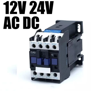 12V 24V DC แมกเนติก CJX2 DC Magnetic Contactor แมกเนติกคอนแทคเตอร์ คอยล์กระแสตรง คอนแทคคุณภาพสูง**ห้ามใช้กับไฟบ้าน