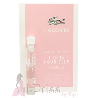 Lacoste eau de lacoste L.12.12 POUR ELLE Sparkling 1.5 ml.