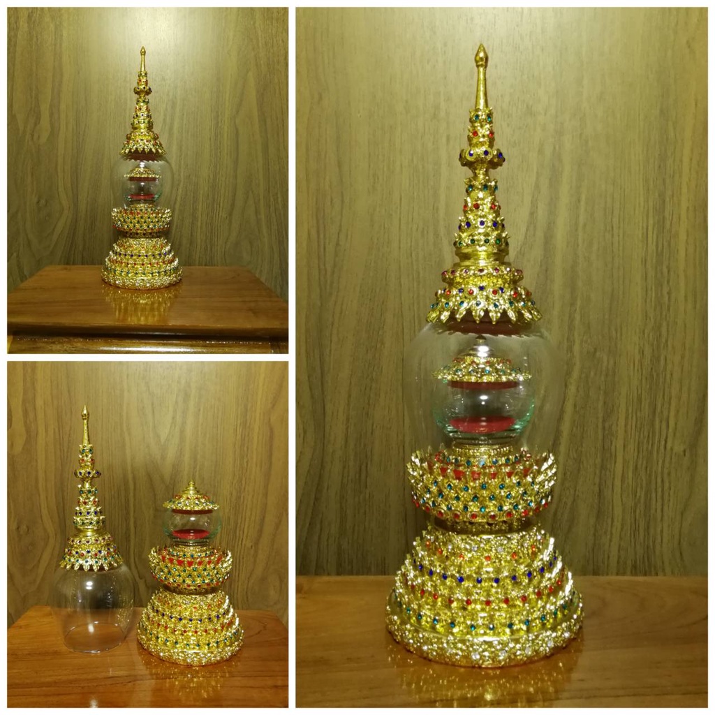 เจดีย์ ใส่พระธาตุ ฐาน 11 เซน สูง 32 เซน