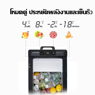 【พร้อมส่ง】Alpicool freezer ตู้เย็นขนาดเล็ก แบบพกพาในรถ ตู้เย็นมินิ เครื่องทำความเย็น เย็น -20°C