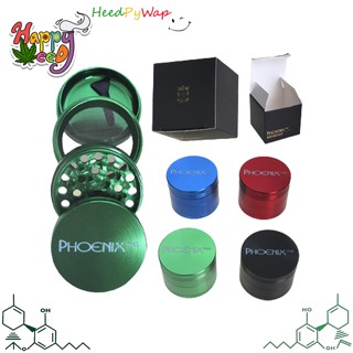 Phoenix Grinder เครื่องบด ที่บดสมุนไพร เครื่องบดสมุนไพร ขนาด 50mm 4 layers หรือ 4 ชั้น