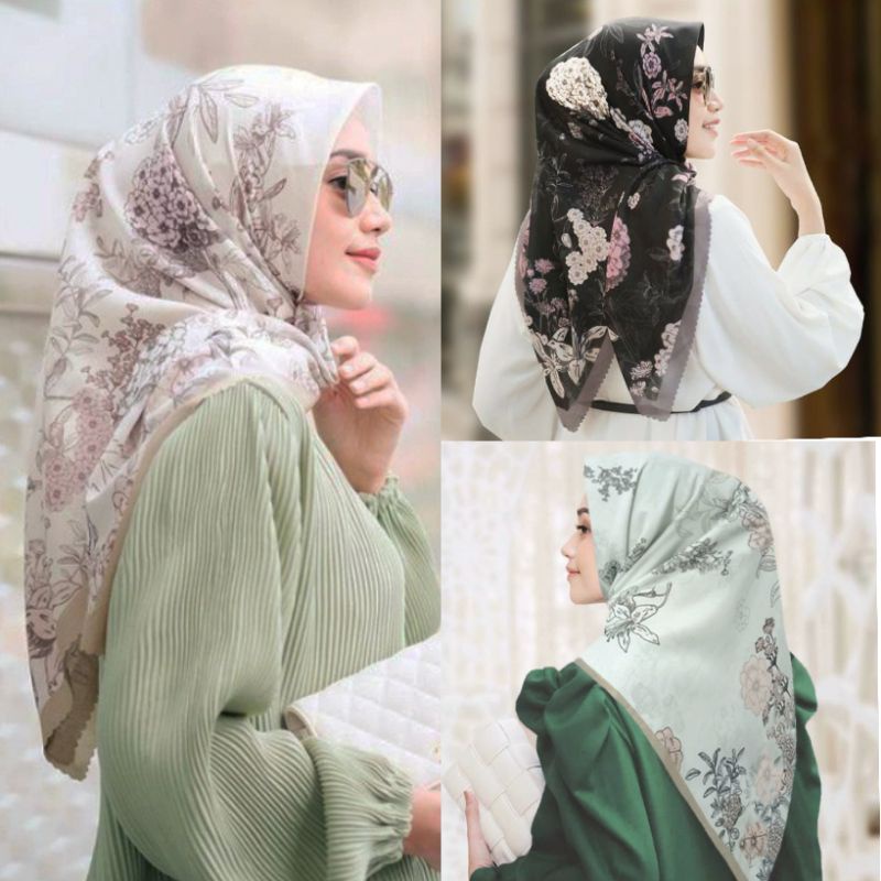 Katun Muslimah HIJAB / SILMANAA / JUMBO HIJAB / ZOYA QUARTER HIJAB / PREMIUM MOTIF HIJAB / JUMBO QUA