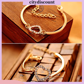 &lt;citydiscount&gt;  City_สร้อยข้อมือ กำไลข้อมือ สายโซ่ Charm ของขวัญสำหรับโซ่