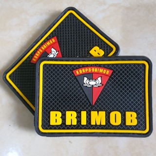 แผ่นปะยางโลโก้ brimob Box - brimob Corps - police - police - แผ่นปะสลักตราสัญลักษณ์ยางเวลโคร