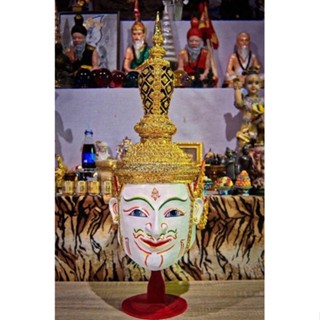 เศียรพระอิศวรสีขาว ครอบศีรษะ ไม่ประดับเพชร