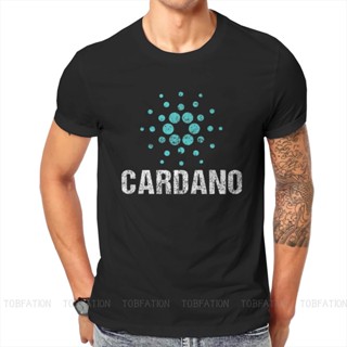 เสื้อคู่รัก Cryptocurrency Crypto Miner Cardano Ada Tshirt สุดยอดผู้ชายกราฟิกคลาสสิกกรันจ์ฤดูร้อนเสื้อผ้าผู้ชายผ้าฝ้ายฮา