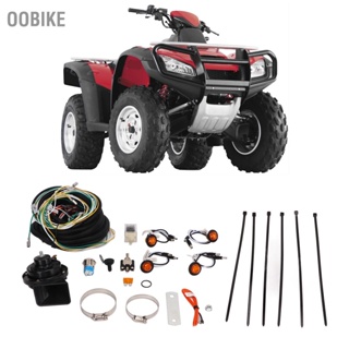 Oobike ชุดสัญญาณไฟเลี้ยว Atv Utv พร้อมปุ่มสวิตช์คอลัมน์ แบบเปลี่ยน สําหรับ Pioneer 700‐4