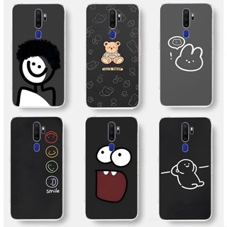 สําหรับ oppo a15s a1k a5 2020 a9 2020 ซิลิโคนนิ่ม TPU เคสโทรศัพท์ด้านหลัง