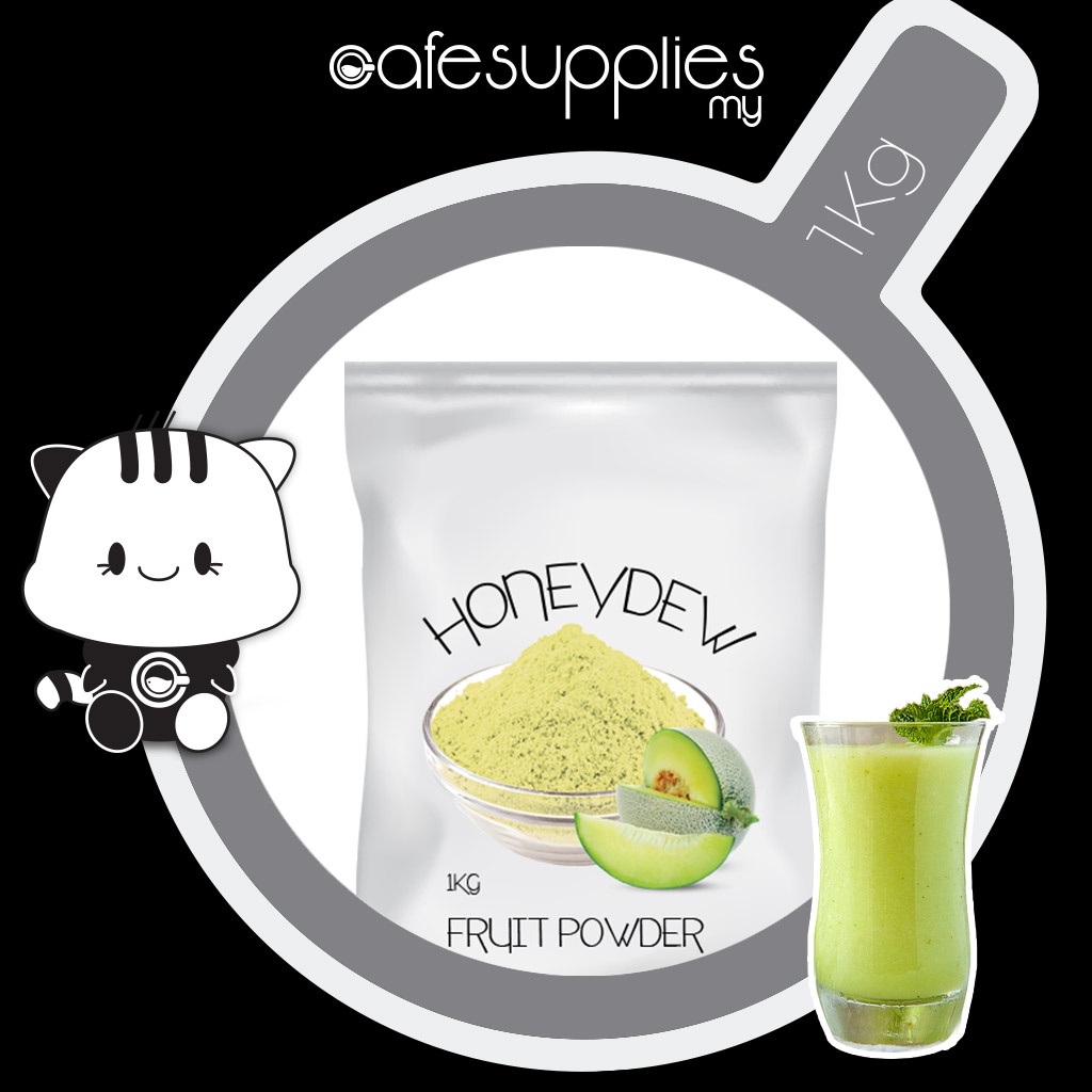 HONEYDEW FRUIT POWDER 1KG นําเข้า (สําหรับ MAKING PASTRAIES, MOONCAKE, BEVERAGES, DESERTS, BAKING)
