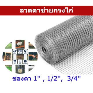 ตาข่ายกรงไก่ (ชุบร้อนกันสนิม ยาว10เมตร)  กรงนก ลวดตะแกรง ตาข่ายกรงไก่ ตะแกรงกรงนก ตะแกรงล้อมรั้ว ลวดชุบร้อน