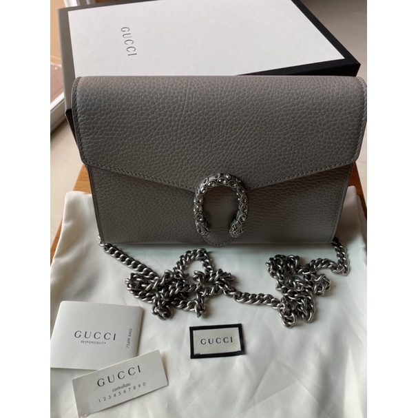ของแท้ 💯% Authentic ✨ "Gucci"Dionysus mini chain bag WOC(wallet on chain)Y21