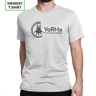 เสื้อตราหานคู่ เสื้อยืด Erkek NieR Automata İsimsiz yenilik % 100% pamuk Tees kısa kollu YoRHa 2B oyun T Shirt giyim doğ