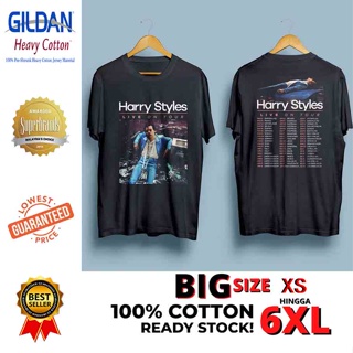 เสื้อผ้าผชเสื้อยืดแขนสั้นลําลอง พิมพ์ลาย LLM Harry Styles Tour Series ขนาดใหญ่ คุณภาพสูง เหมาะกับใส่เล่นกีฬาฟิตเนส แฟชั่