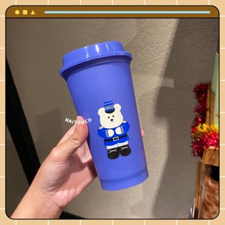Starbucks แก้วน้ําสเตนเลส เปลี่ยนสีได้ ใช้ซ้ําได้ ไซซ์แกรนเด 2022
