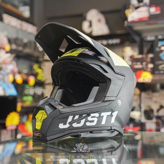 หมวกกันน็อค JUST1 รุ่น J22 Adrenaline สี Black Yellow Fluo Carbon