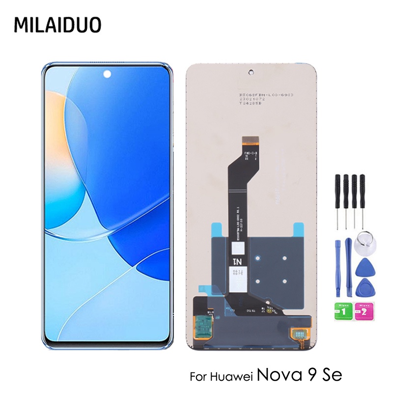 LCD สําหรับ Huawei Nova 9 SE JLN-LX1 JLN-LX3 จอแสดงผล LCD Touch Screen Digitizer กรอบเปลี่ยน