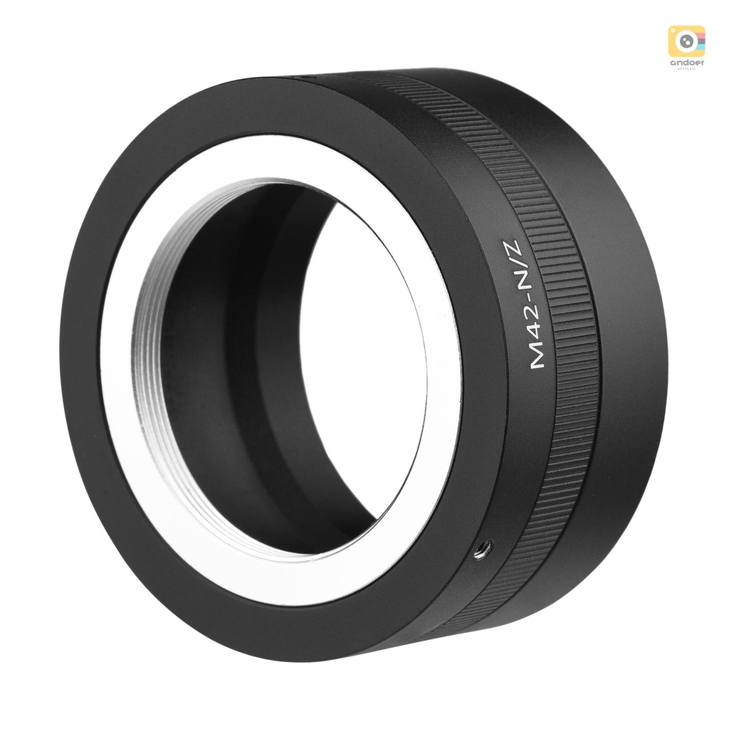 Manual Lens Mount Adapter Ring Aluminum Alloy for M42-Mount Lens to  Z5/Z6/Z7/Z50 Z-Mount Mirrorless