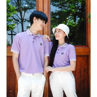 เสื้อโปโลสิงโต สีม่วง Roccoe Polo  มีถึงอก 52”