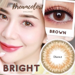 บิ๊กอาย รุ่น Bright Brown สีน้ำตาล ***แฟชั่นและสายตาสั้น💜Dreamcolor1💜