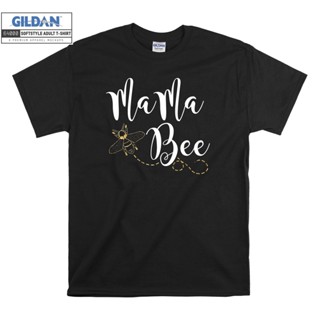 T-shirt  Gildan เสื้อยืด มีฮู้ด ทรงโท้ท ลาย Mama Bee สไตล์วินเทจ โอเวอร์ไซซ์ สําหรับแม่ และเด็ก 6983S-5XL