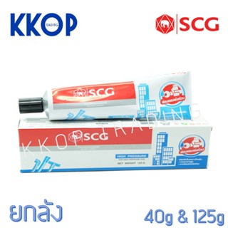 กาวทาท่อ พีวีซี SCG น้ำยาประสานท่อ PVC ชนิดเข้มข้น กาวหลอด 40g และ 125g ยกลัง